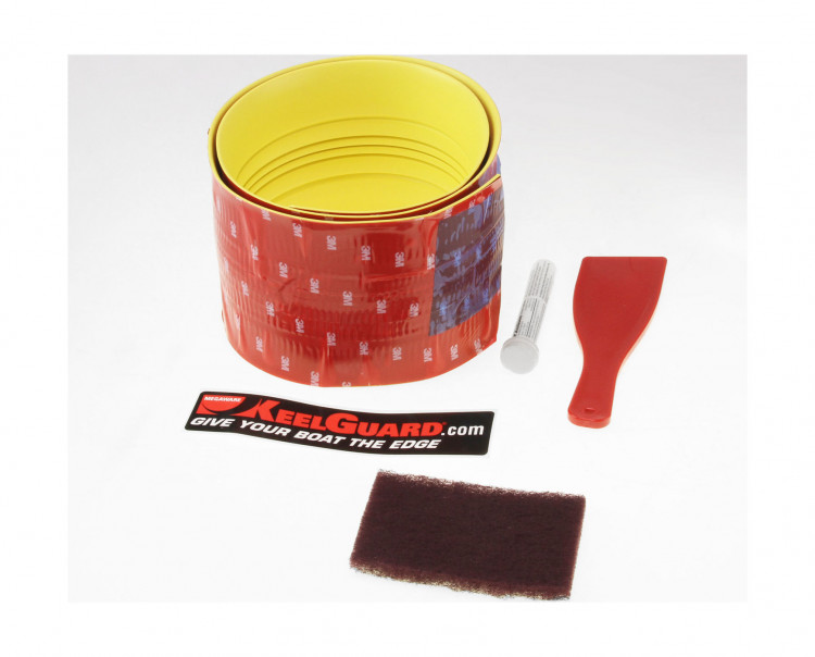 Защита киля KeelGuard, 1.22 м, желтый цвет, арт. KG4YEL,          KeelGuard 