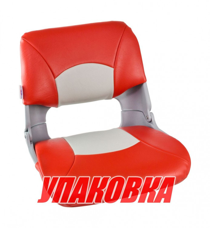 Кресло складное SKIPPER, серый/красный (упаковка из 10 шт.) 
