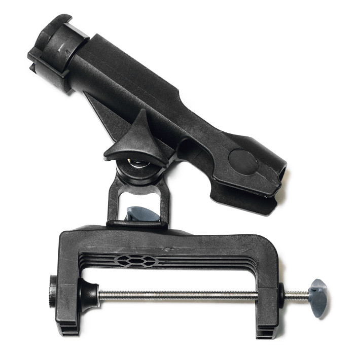 Держатель спиннинга SUNFINE поворотный на струбцине 10-120 мм, пластик, арт. SF30600,          SUNFINE MARINE 