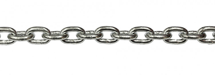Цепь якорная из нержавеющей стали, AISI 316 , DIN 766, 6 мм, арт. 10265197,          Китай 
