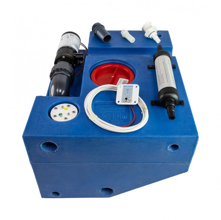 Бак сточный со скосом, 50 л, 430x530x290 мм, арт. 9300000550,          Matromarine 