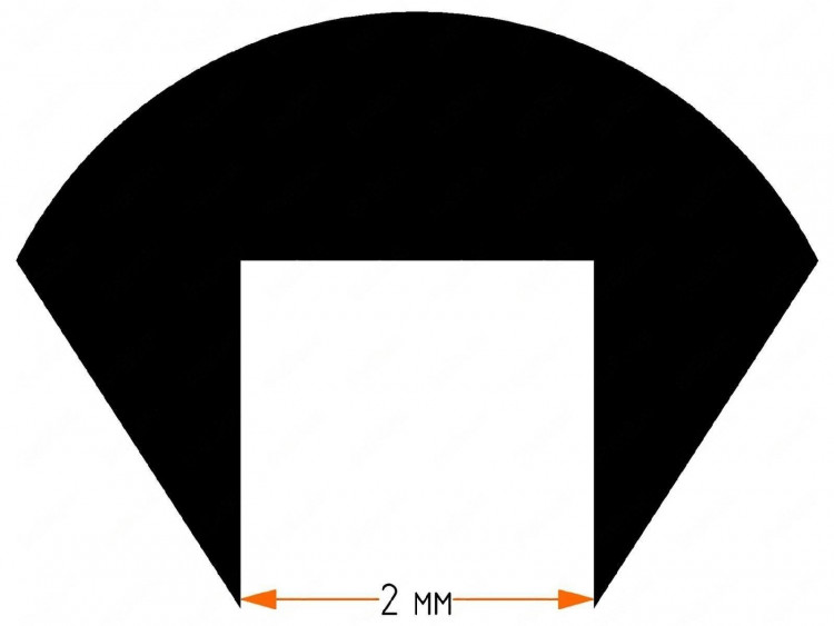 Окантовка для ветровых стёкол (2мм), 50-60-001-poly, арт. 50-60-001-poly,          Полиуретан  Окантовка для ветровых стёкол (2мм), 50-60-001-poly, арт. 50-60-001-poly,          Полиуретан