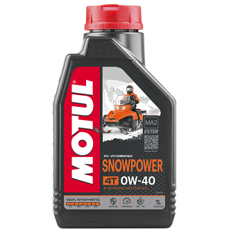  Масло моторное Motul Snowpower 4T 0-w40 ( 4 L),  105892 