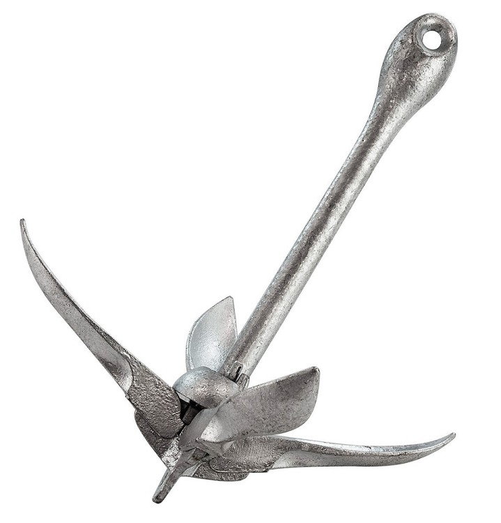 Якорь-кошка гальванизированный, 2,5 кг, арт. 10005862,          Мореман 