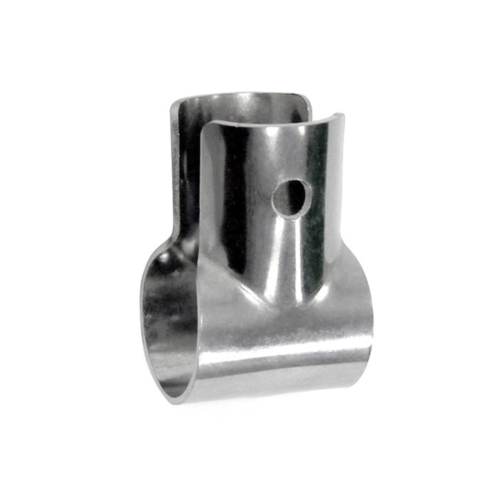 Тройник леера 25 мм, 90град, открытый, арт. 030701T,          Техномарин 