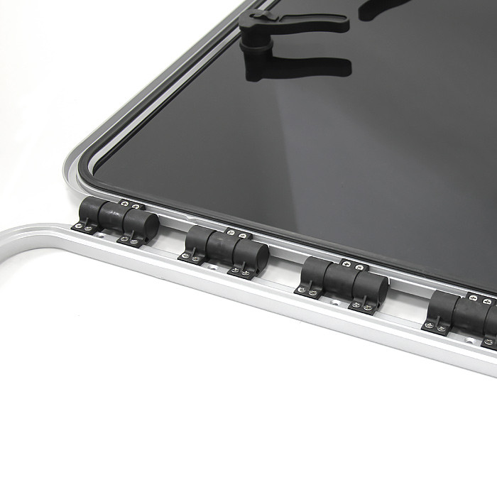 Люк палубный распашной низкопрофильный Фрегат 667x667 R42.5, арт. 030875T,          Техномарин 