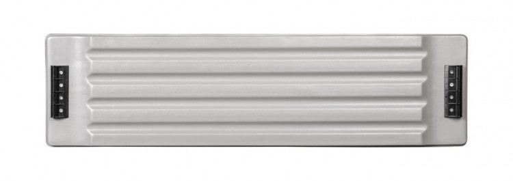 Сиденье пластиковое 105 см, ликпаз, серое, арт. bank_1050x260_grey,          Икс-Ривер 