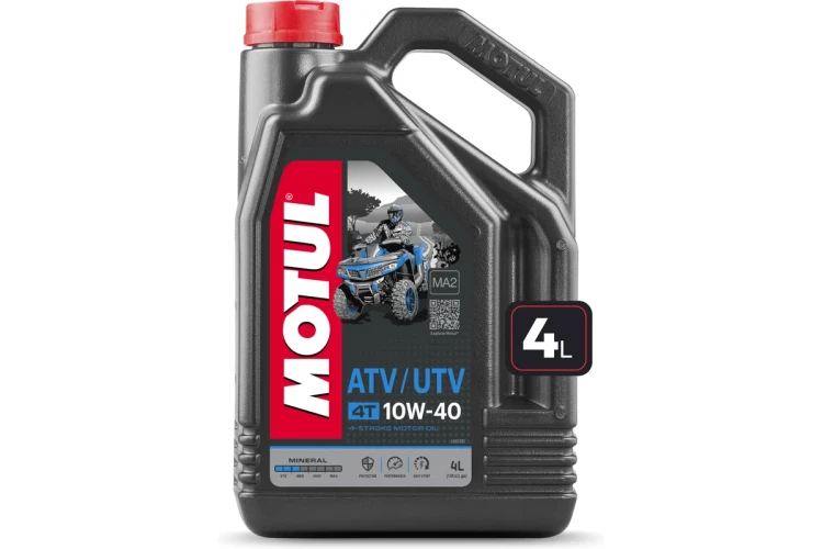 Масло моторное Motul ATV-UTV 4T 10w-40 ( 4 L), арт. 113921,          MOTUL 