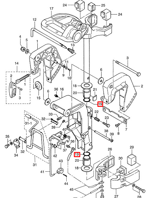 Уплотнительное кольцо Tohatsu 8-9.8 (3B2-62415-00; 9.8F-03.02) (YUELANG), арт. 3B2-62415-0-K,          TAIZHOU YUELANG POWER TECHNOLOGY 