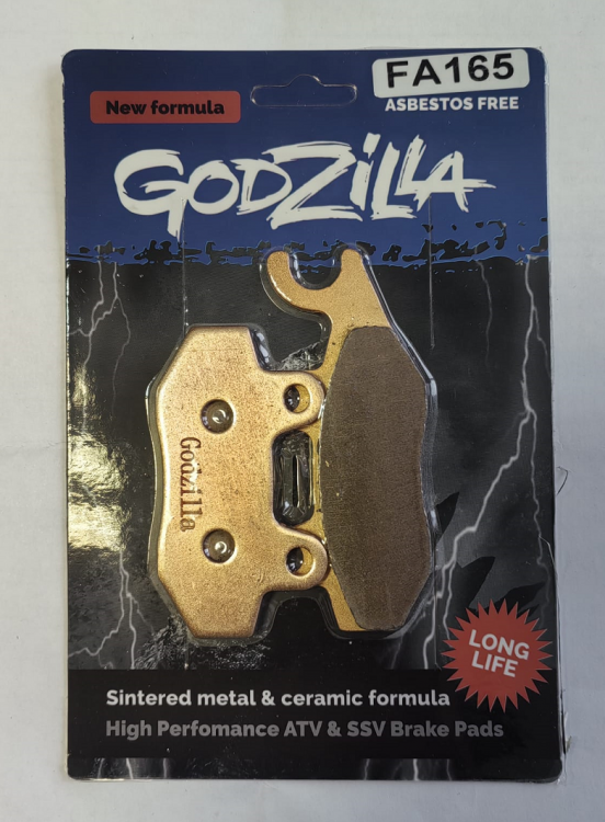 Усиленные колодки GODZILLA LONG LIFE (Металлокерамика NEW Формула) FA165 new, арт. 165new,          Godzilla 