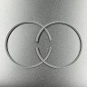Кольца поршневые, комплект на один поршень Yamaha 55, 75-90 (STD) (Riken) (Omax), арт. 688-11603-00-RIKEN-TW,          OMAX 