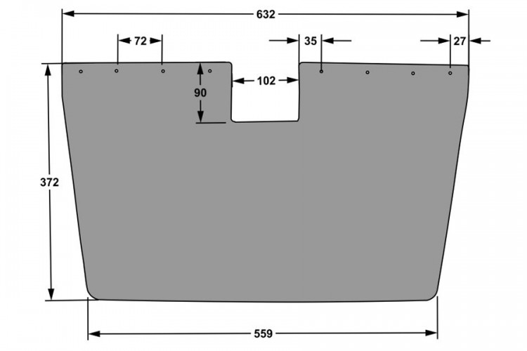 Брызговик BRP, Stels, арт. 50-19-0011-poly,          Полиуретан 
