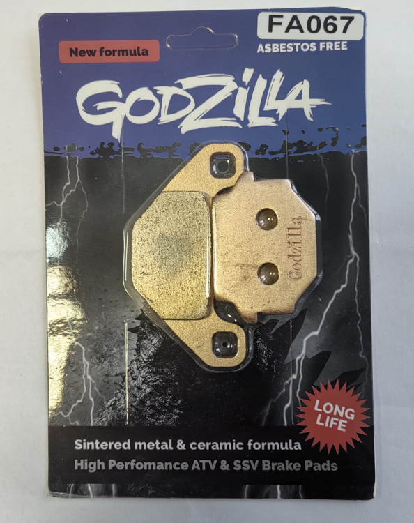 Усиленные колодки GODZILLA LONG LIFE (Металлокерамика NEW Формула) FA067 new, арт. 067new,          Godzilla 