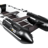 Надувная лодка ПВХ, Ривьера Максима 3600 СК Комби, светло-серый/черный, арт. 4603725300651,          Мастер лодок 