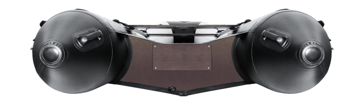 Надувная лодка ПВХ, Ривьера Максима 3600 СК Комби, светло-серый/черный, арт. 4603725300651,          Мастер лодок 