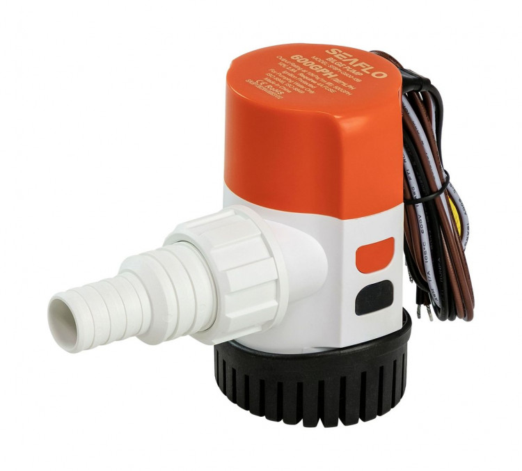 Помпа осушительная 12 В, 600GPH (2271 л/час), автоматическая, SeaFlo, арт. SFBP1G60013B,          SeaFlo 