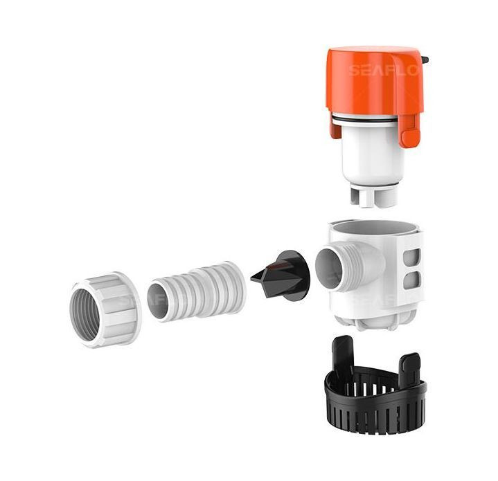 Помпа осушительная 12 В, 600GPH (2271 л/час), автоматическая, SeaFlo, арт. SFBP1G60013B,          SeaFlo 