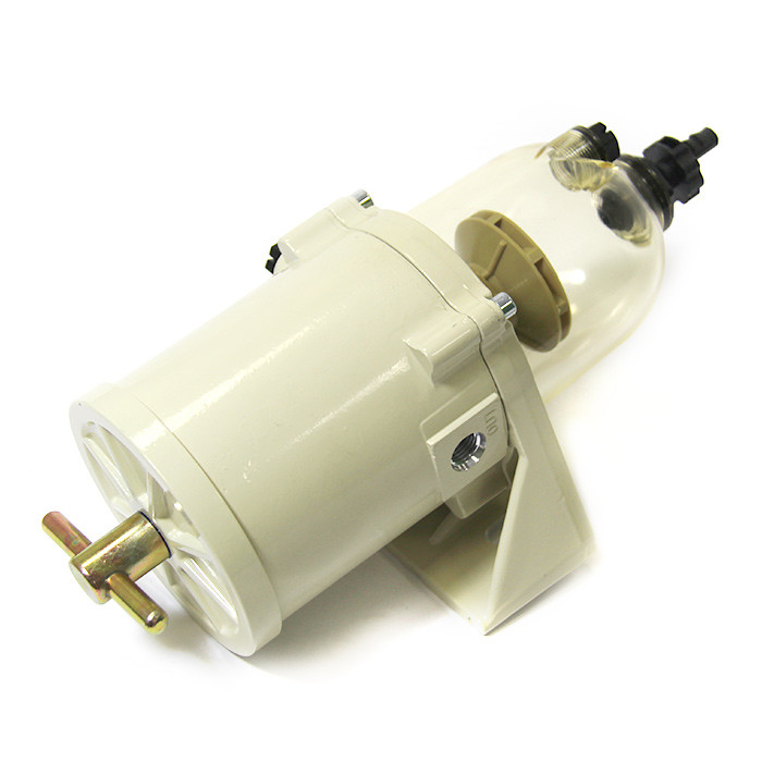 Фильтр-сепаратор топливный 500FG SUNFINE для дизельных моторов, пластиковый слив, арт. SF81100-2,          SUNFINE MARINE 