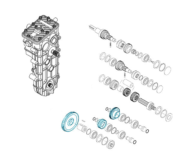 Комплект шестерней КПП 332659SWT, арт. 332659SWT,          Gears Corporation 