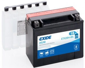 Мотоаккумулятор Exide AGM ETX20H-BS 
