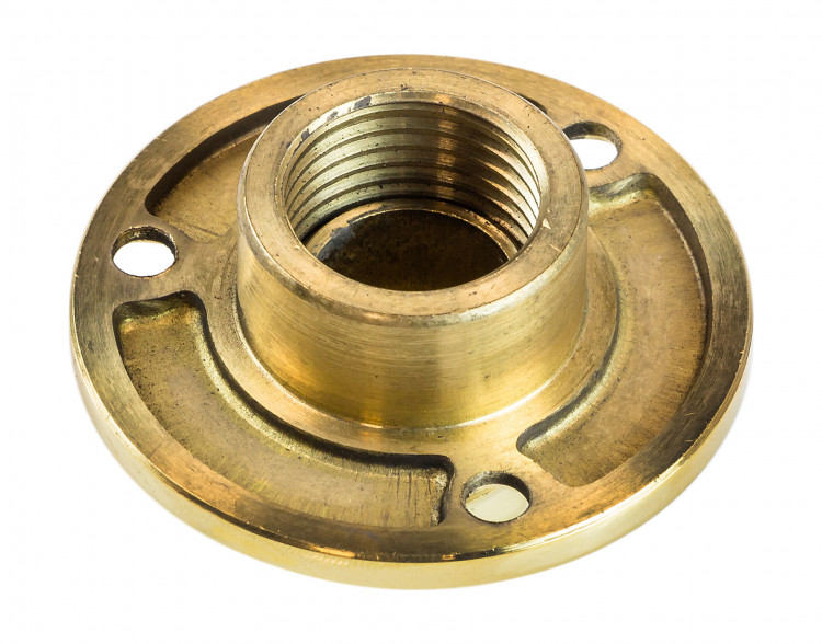 Шпигат латунный с резьбовой пробкой 18 мм, арт. 12334,          Youthful 