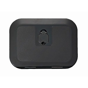 Люк смотровой пластиковый, 380х280 мм, черный