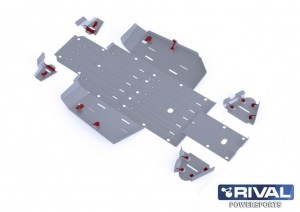 Комплект AL защиты днища Honda Pioneer 500 (2015-)