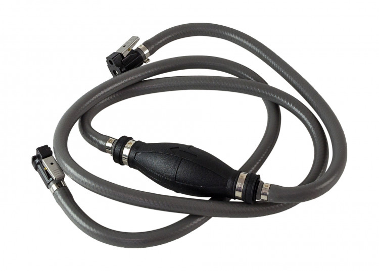 Шланг топливный d9/D15 мм с грушей и переходниками: Yamaha, Tohatsu/Nissan, Mercury, арт. C34620,          Easterner 