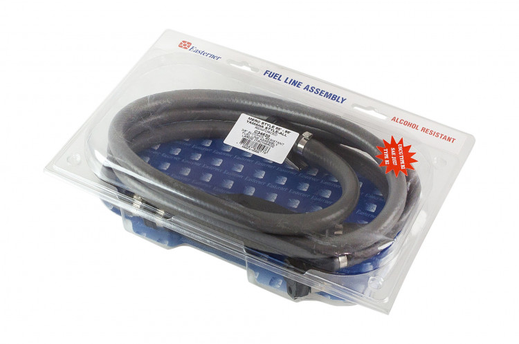 Шланг топливный d9/D15 мм с грушей и переходниками: Yamaha, Tohatsu/Nissan, Mercury, арт. C34620,          Easterner 