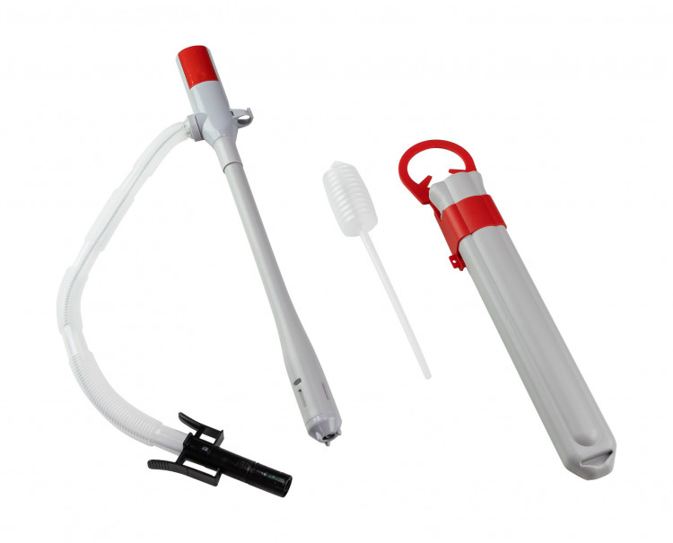 Насос электрический для перекачки топлива на батарейках с чехлом для хранения, арт. DPCS-03-1,          Dukshin  Насос электрический для перекачки топлива на батарейках с чехлом для хранения, арт. DPCS-03-1,          Dukshin