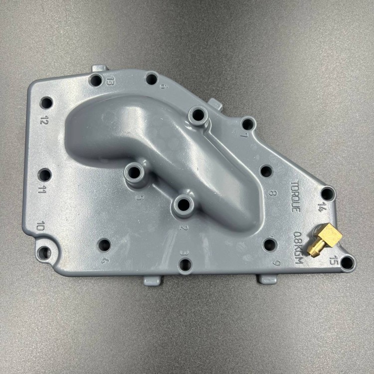 Крышка выпускного коллектора Yamaha 25-30 (YUELANG), арт. 61N-41123-00-1S-K,          TAIZHOU YUELANG POWER TECHNOLOGY 