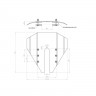 Гидрокрыло для подвесного лодочного мотора 8-50 л.с., монтаж без сверления, 080203T 