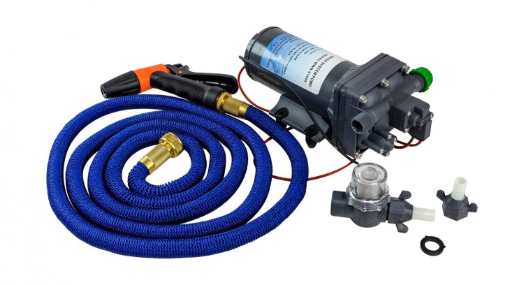 Комплект помывочный, 12 В, 18.9 л/мин, 60 PSI (4.1 бар), арт. WWB-01608,          Китай 