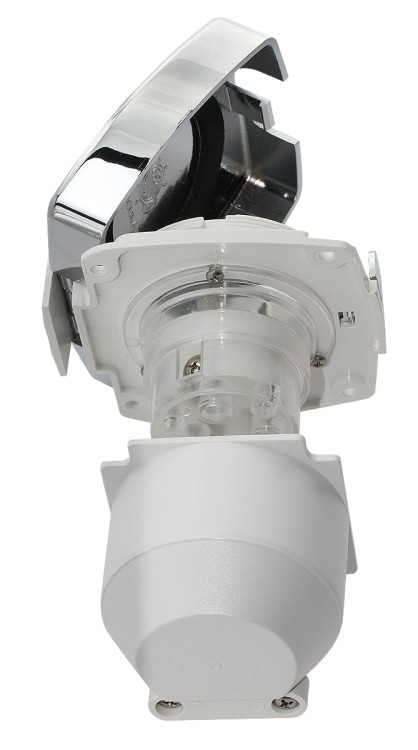 Розетка влагозащищенная, белый пластик, 30 A, арт. 10260607,          Osculati 