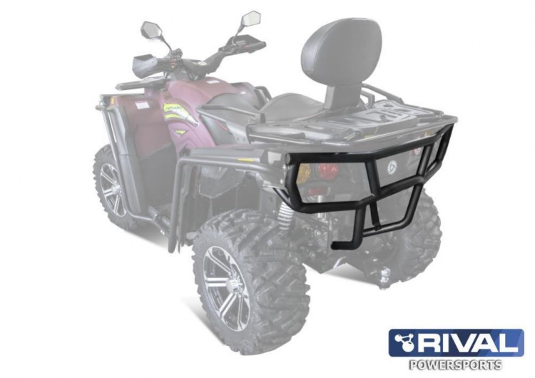Бампер задний RM 800/800DUO + комплект крепежа, арт. 444.7736.1-riv,          Rival 