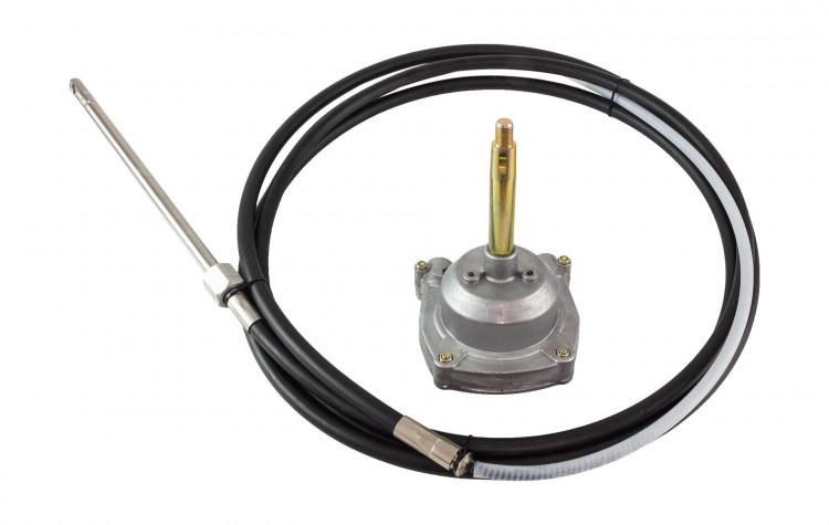 Редуктор рулевой 3000 с тросом 24 фута (7,32 м), арт. 318024,          PRETECH 