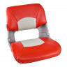 Кресло складное мягкое SKIPPER, цвет серый/красный 