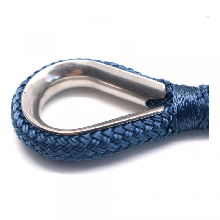 Трос (конец) якорный  плетеный, 10мм*30м, нейлон, SK-TANBR1030BL-ts, арт. SK-TANBR1030BL-ts,          Skipper 