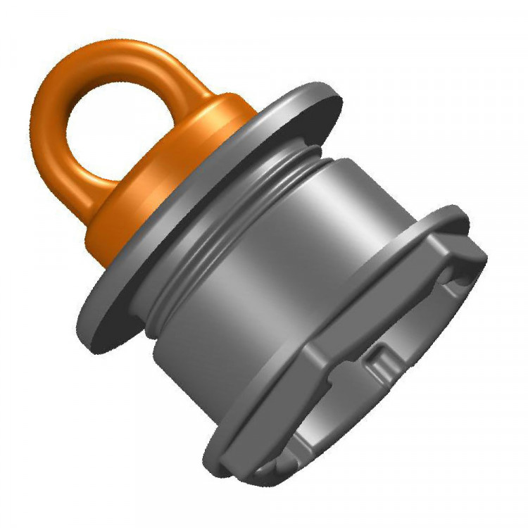 Комплект клапанов сливных, , армированный полиамид, ПВХ, под транец 17-28 мм, черный (2шт), SK-3028_2-ts, арт. SK-3028_2-ts,          Skipper 