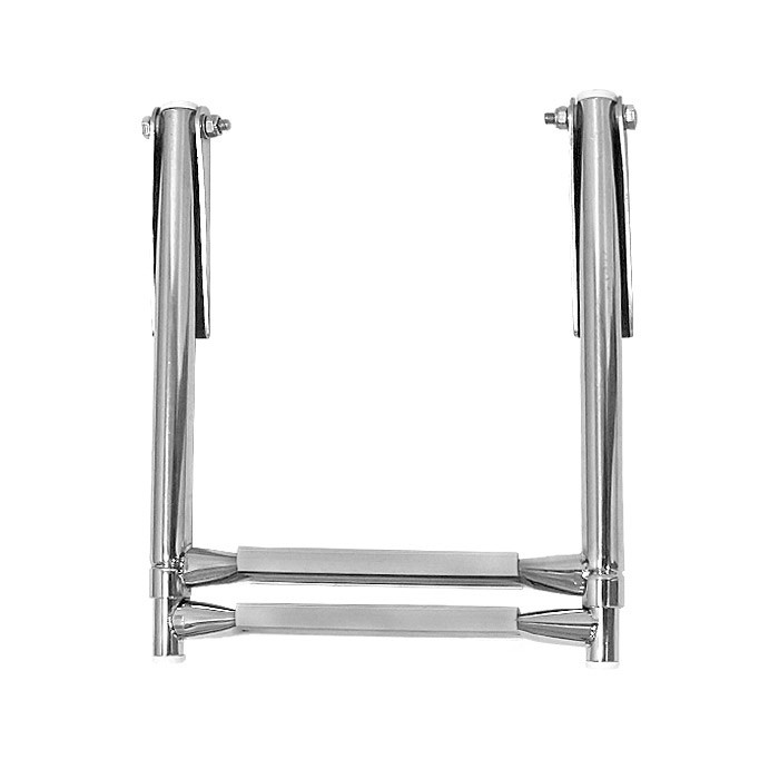 Трап телескопический складной, 2 серых ступени (ширина 305 мм.), арт. 040101GT,          Техномарин 