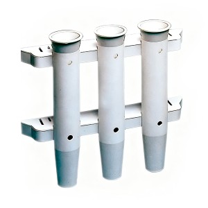 Держатель удилища из белого нейлона на 3 гнезда