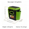 Ящик зимний FishBox односекционный (10л) зеленый Helios 