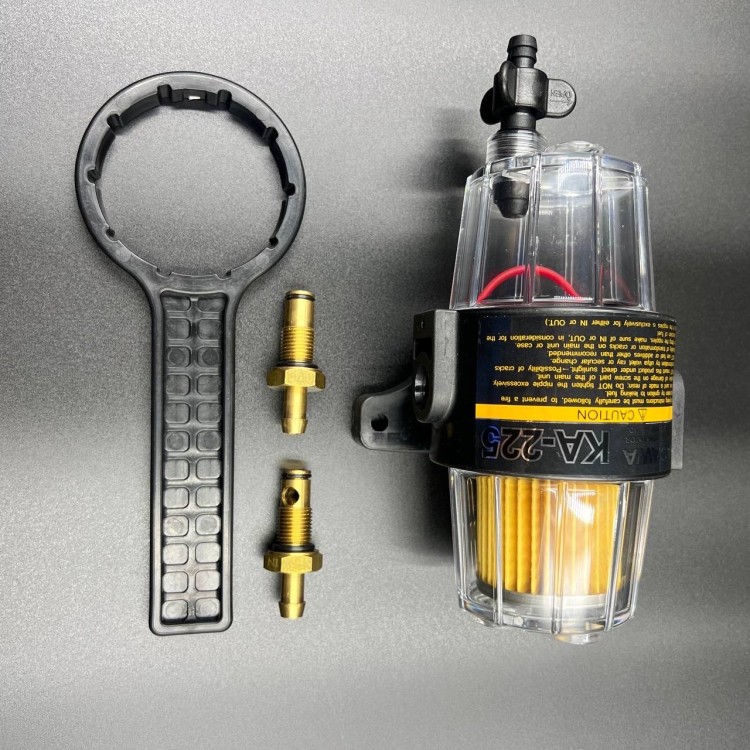 Топливный фильтр в сборе Suzuki (выносной) (аналог OM-225) (KACAWA), арт. 65900-98J00-TW,          KACAWA 