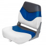 Сиденье Premium folding белое с синим и темно-серым, арт. 10251892, Сиденье Premium folding белое с синим и темно-серым, арт. 10251892,