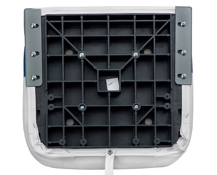 Сиденье Premium folding белое с синим и темно-серым, арт. 10251892,  