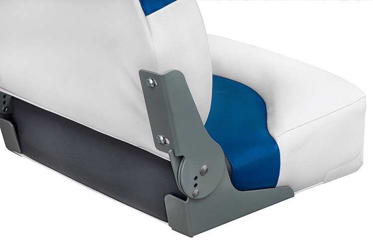 Сиденье Premium folding белое с синим и темно-серым, арт. 10251892,  
