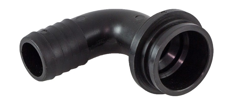 Патрубок заливной горловины бака для подключения топливного шланга д. 25 мм, уценённый, арт. PG2163 utsenka,          CAN-SB 