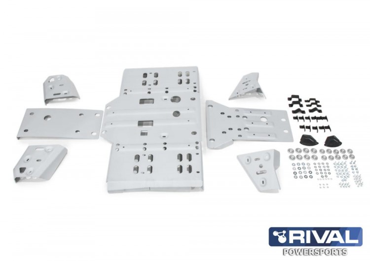 Комплект AL защиты днища RM 800 DUO (2019-), арт. 444.7739.1-riv,          Rival 