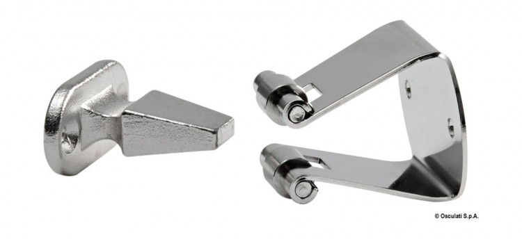 Ограничитель двери, 34x20х30 мм, нержавеющая сталь, арт. 38-442-85,          Osculati 