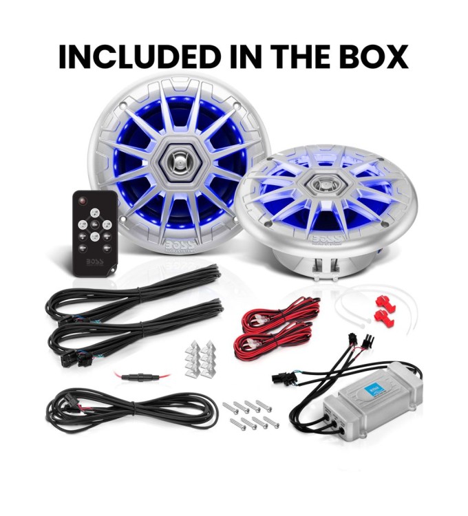 Морская акустика BOSS MRGB65S (упаковка из 9 шт.), арт. MRGB65S_pkg_9,          Boss Audio Systems 